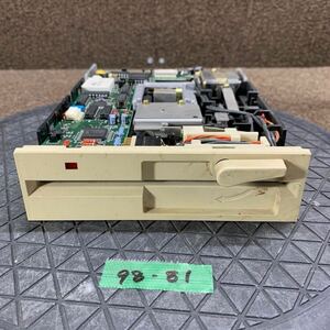 98-81 激安 レトロPC パーツ PC-98用 内蔵 5.25インチFDD フロッピーディスクドライブ NEC FD1155C 動作未確認 ジャンク