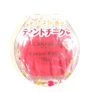 新品 ◆CANMAKE (キャンメイク) クリームチーク ティント 03 ピオニーメロウ◆ チークカラー フェイスカラー