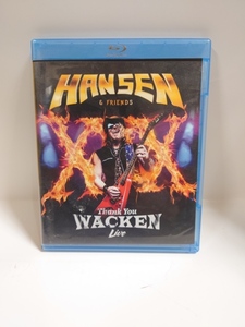 A-0785　中古品◇Blu-ray　HANSEN &FRIENDS　Thank You　WACKEN LIVE　海外盤