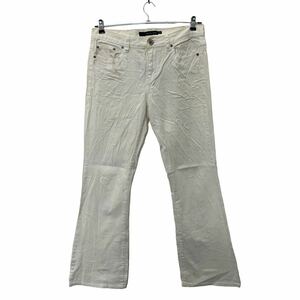Calvin Klein Jeans デニムパンツ W35 カルバンクラインジーンズ レディース フレアパンツ 白 古着卸 アメリカ仕入 2311-937