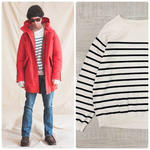 22ss 2022 nonnative ノンネイティブ SAILER SWEATER C/P YARN BORDER 高密度 コットン ポリエステル ボーダー セーター NN-K4006 サイズ 1