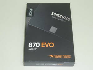 ③ 新品 SAMSUNG 870EV SSD MZ-77E500B/IT サムスン　500GB SATA2.5