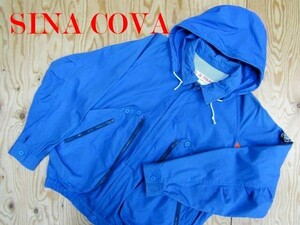 ★シナコバ SINACOVA★メンズ ワンポイントワッペン コットンジップジャケット★R61006025A