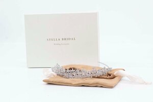 ○【中古品】STELLA BRIDAL ステラブライダル ティアラ 2点セット ウェディング 