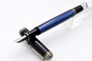 PELIKAN ペリカン スーべレーン ブルー 14C EF 吸入式 万年筆 ■27362