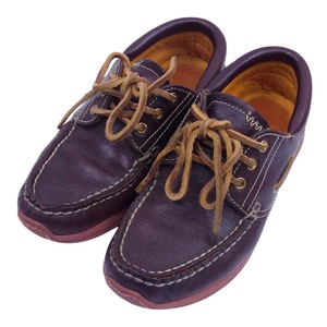 VISVIM ビズビム 14AW 0114202002001 AMERICANA DECK-FOLK アメリカーナ デッキ フォーク フォルク シューズ ダークブラウン系 W7【中古】