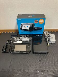 任天堂 WiiU プレミアムセット クロ 32GB Nintendo Wii U PREMIUM kuro 動作確認OK IH10590h