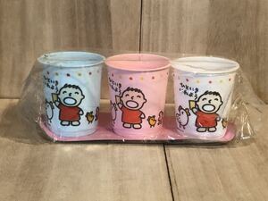 新品　未開封　当時物　Sanrio サンリオ　みんなのたぁ坊　vintage retoro 古い　昔の　ファンシー　雑貨　MINNANO TABO コップセット