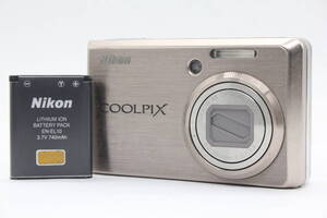 【返品保証】 ニコン Nikon Coolpix S600 ピンクゴールド 4x バッテリー付き コンパクトデジタルカメラ v4368