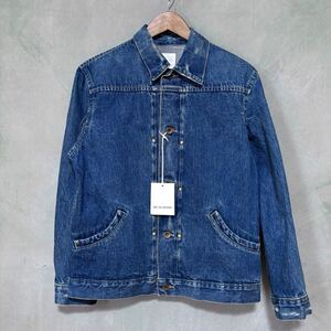 BRU NA BOINNE ブルーナボイン タグ付き ダーラデニムジャンパー 色落ち ヴィンテージ加工 デニムジャケット size.L インディゴ 美品