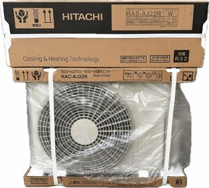 1円★未使用品　 HITACHI(日立) エアコン 白くまくんスターホワイト 主に6畳用 RAS-AJ22R(W)　送料無料【4549873183022】