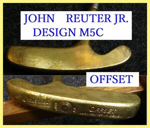 [Pa8]Acushnet BULLS　EYE JOHN　REUTER JR. DESIGN M5C　約35インチ　OFFSET　（パター同梱可能）