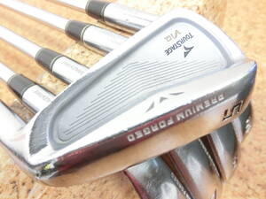 ♪BRIDGESTONE ブリヂストン TOURSTAGE ViQ FORGED 2007 / 5～9 アイアン 5本 純正スチールシャフト N.S.PRO 950GH FLEX-S 中古品♪Y0181