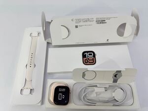 Apple Watch アップルウォッチ Series 10 GPSモデル 46mm ローズゴールド スポーツバンド M/L　MWWU3J/A A2999　中古品　限定保証内