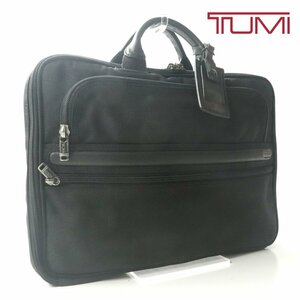 美品 TUMI トゥミALPHA アルファシリーズ バリスティックナイロン コンピューター ブリーフケース ブラック 黒 【相場価格￥55,000-】