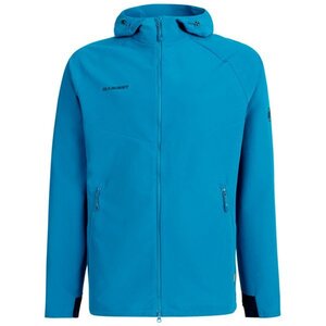 ◆マムート MAMMUT Macun SO Hooded Jacket AF Men (1011-00790 50226)日サイズXL ブルー　未使用品