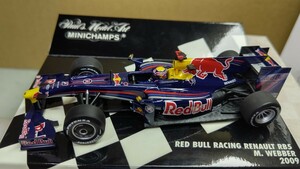 スケール 1/43 RED BULL RACING RENAULT RB5 2009年！ MINICHAMPS