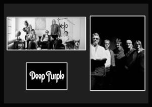 10種類!Deep Purple/ディープ・パープル/ROCK/ロックバンドグループ/証明書付きフレーム/BW/モノクロ/ディスプレイ (2-3W)