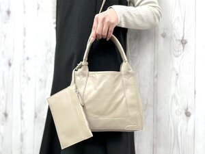 極美品 BALENCIAGA バレンシアガ ネイビーカバス XS ハンドバッグ ショルダーバッグ バッグ レザー グレージュ 2WAY 79623