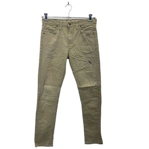 Dickies ワークパンツ W30 ディッキーズ スリムスキニー メキシコ製 ベージュ 古着卸 アメリカ仕入 2312-1189