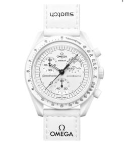 SWATCH x OMEGA MISSION TO THE MOONPHASE スヌーピー ホワイト 新品未使用 2025/01からスウォッチジャパン2年間保証 Snoopy オメガ 