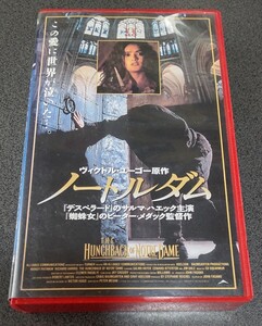 【レア、未DVD化】ノートルダム 実写版 VHS 字幕スーパー版 ヴィクトル・ユーゴー原作 ピーター・メダック監督 MAX-258 ノートルダムの鐘