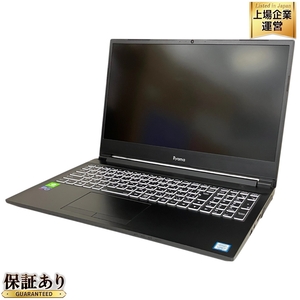 ユニットコム STYLE∞ ゲーミングノートPC Core i7-9750H 16GB SSD 512GB WIN11 MX250 15.6インチ FHD 中古 T9395329