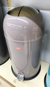 [未使用]店頭展示品 WESCO ウェスコ ゴミ箱 ダストボックス ペダルビン＆メタルライナー 33L KICKMASTER ウォームグレー