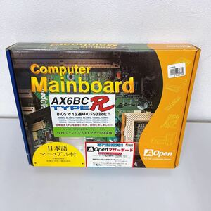 D031 現状品　3000個限定　Computer Mainboard AX6BC TYPE R マザーボード　日本語マニュアル付