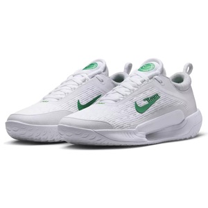 ☆NIKE WMNS ZOOM COURT NXT HC 白/緑 26.0cm ナイキ ウィメンズ ズーム コート ネクスト ハードコート ウィンブルドン DV3282-102