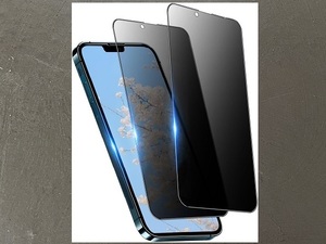 XungHo 覗き見防止 iPhone14 / iPhone13 / iPhone13 Pro 用 ガラスフィルム 2枚セット 未使用 液晶保護 指紋防止 気泡ゼロ 貼付簡単