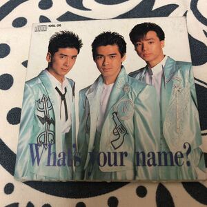 少年隊　Ｗhat your nane? いけない恋人　CD 8cm