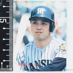 85年 カルビー プロ野球カード No.383【岡田 彰布 内野手 阪神タイガース】昭和60年 1985年 当時物 Calbee おまけ 食玩 BASEBALL【中古】