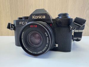 【中古品】Konicaコニカ FC-1 フィルムカメラ KONICA HEXANON AR 40mm F1.8 現状品