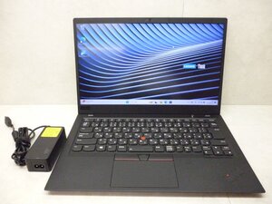 ☆1円☆第8世代☆Lenovo☆Thinkpad.X1CARBON.20KH-004UJP☆Core i5 1.60GHz/8GB/SSD256GB/高解像度/無線/カメラ/Office/Win11 DtoD領域☆