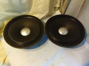 ■ JBL / D123 ■ 12inch(30cm)フルレンジ・ユニット 左右ペア 音出しOK Pair of Full Range Speaker Unit 8ohms 