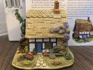 送料無料 英国製 ☆ LILLIPUT LANE リリパット レーン ☆ PARSLEY COTTAGE 2012/13 Club Symbol of Membership ☆ ミニチュアハウス 希少