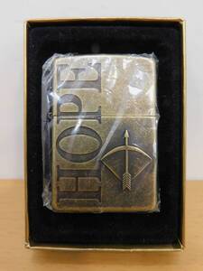 （未使用）ZIPPO ジッポー　HOPE　ホープ　アンティークブラス　1995年製　ライター　懸賞　限定　箱有り