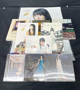 Y800 新品 未開封 保管品多数 水樹奈々 CD DVD クリアポスター 全10点セット TVアニメ ゲームソフト楽曲CD ミュージックDVD 非売品ポスター