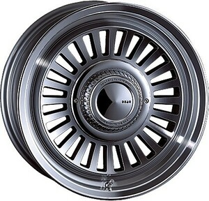 ハイエース クリムソン ディーン カリフォルニア 16x6.5 +38 バーニッシュグレイ ヨコハマパラダ PA03 215/65R16 200系 DEAN