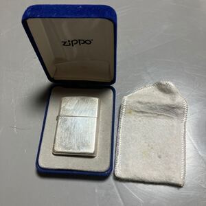 ZIPPO　ジッポー　STERLING SILVER　スターリングシルバー　2005年　MADE IN USA　中古品　元箱つき