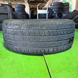 管理番号：C11-11-4●【送料無料！1本のみ】225/45R19 96V XL XGRIPN accelera 2021年製/山あり/冬タイヤ/適格請求書発行可能