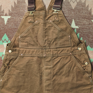 ダブルニー 【Carhartt】 70s Brown Duck Overalls / 70年代 カーハート ブラウンダック オーバーオール カバーオール ビンテージ 60s80s