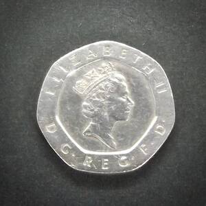 イギリス　20ペニー　1992年　　送料無料 （17812）お金 貨幣　硬貨　アンティーク　コレクション　貨幣　世界　ヨーロッパ　コイン