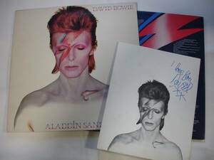 【英原盤!!】【激レア・初回マト両面3T!!】【極美盤!!】【Fan Clubシート付き!!】DAVID BOWIE / ALADDIN SANE　UK オリジナル盤