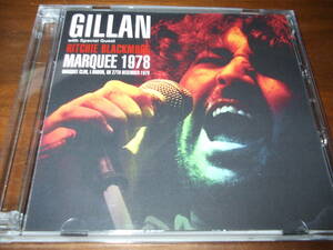 GILLAN《 MARQUEE 78 》★リッチー参加ライブ2枚組