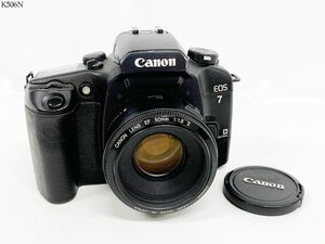 Canon EOS 7 EF 50mm 1:1.8 Ⅱ キャノン イオス 一眼レフ フィルムカメラ シャッターOK K506NB