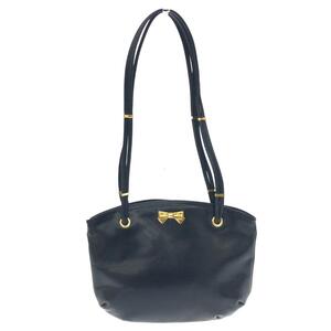 良好◆NINA RICCI ニナリッチ トートバッグ◆ ブラック レザー レディース bag 鞄