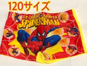 キッズ 男の子 水着 スイムパンツ スパイダーマン XL 120サイズ相当 新品