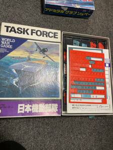 ボードゲーム　ワールドウォーゲーム日本機動部隊TASKFORCE レトロ　アンティーク